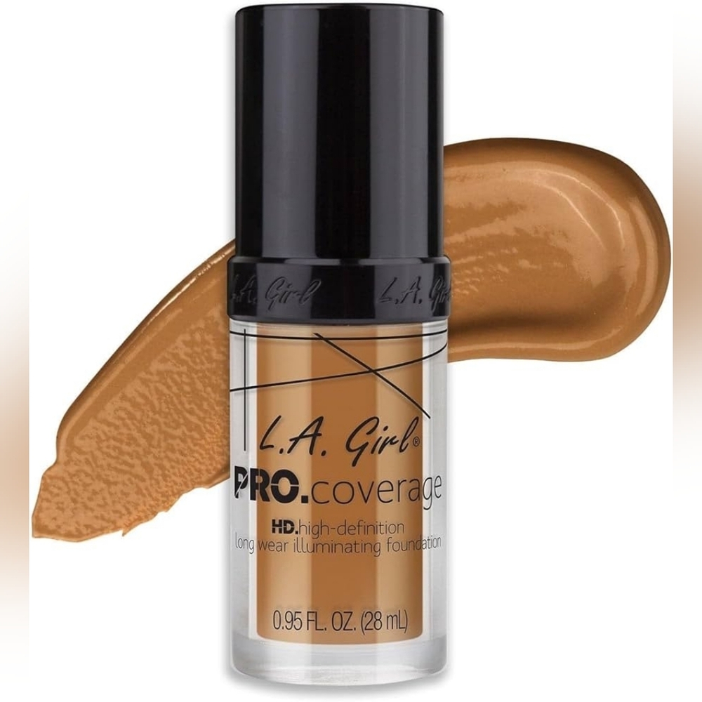 2 x LA Girl Pro Coverage HD Illuminating Liquid Foundation Bronze